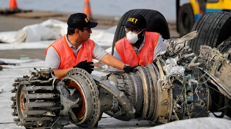 Máy bay bị rơi ở Indonesia chở 189 người hỏng đồng hồ tốc độ trong 4 chuyến liên tiếp